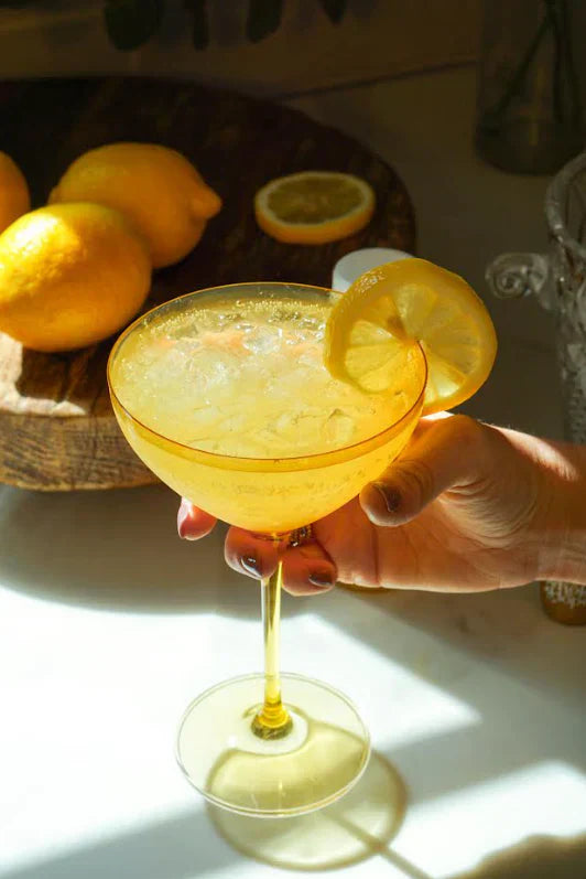 Sparkling Lemon Swirl Mocktail