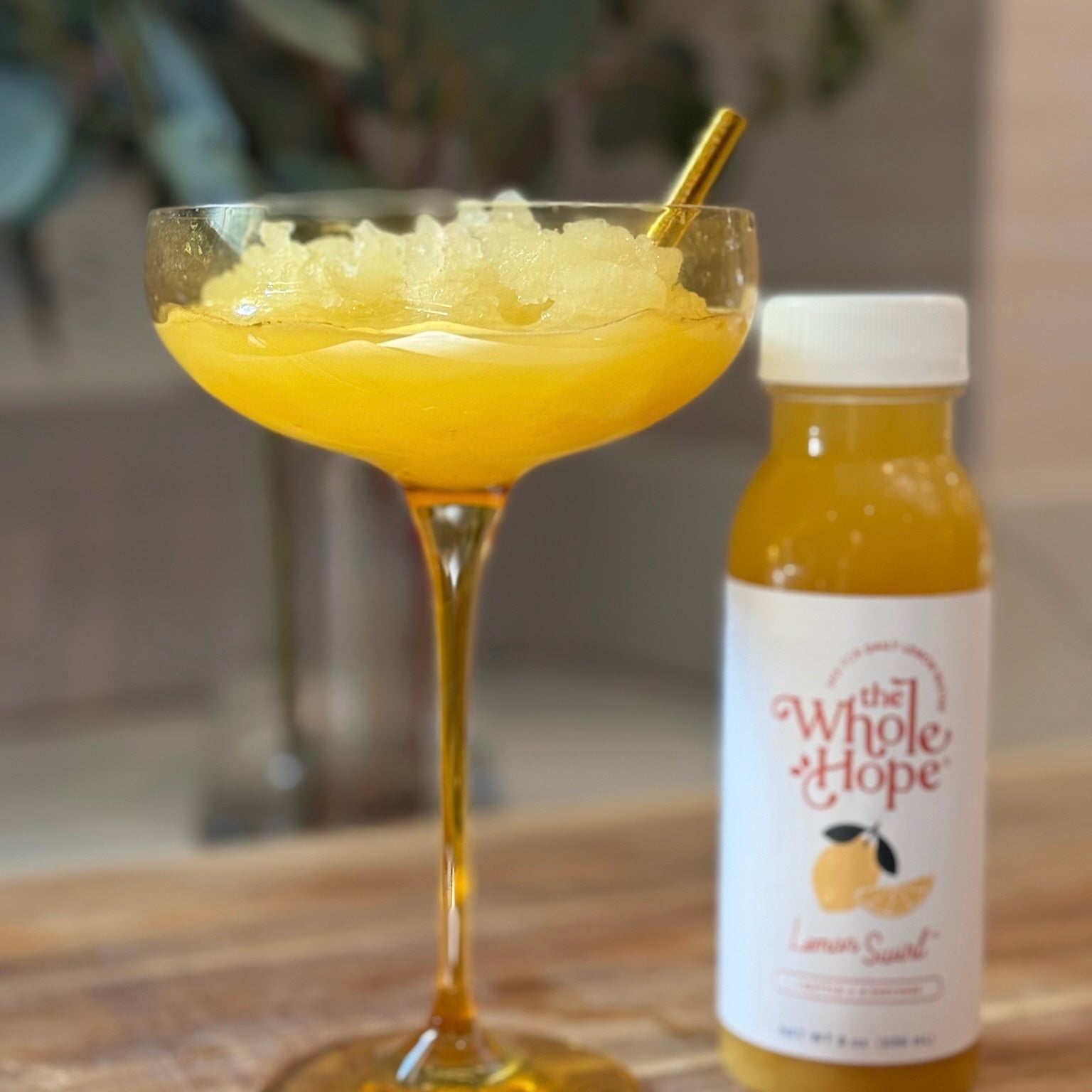 Frozen Lemonade Slushie