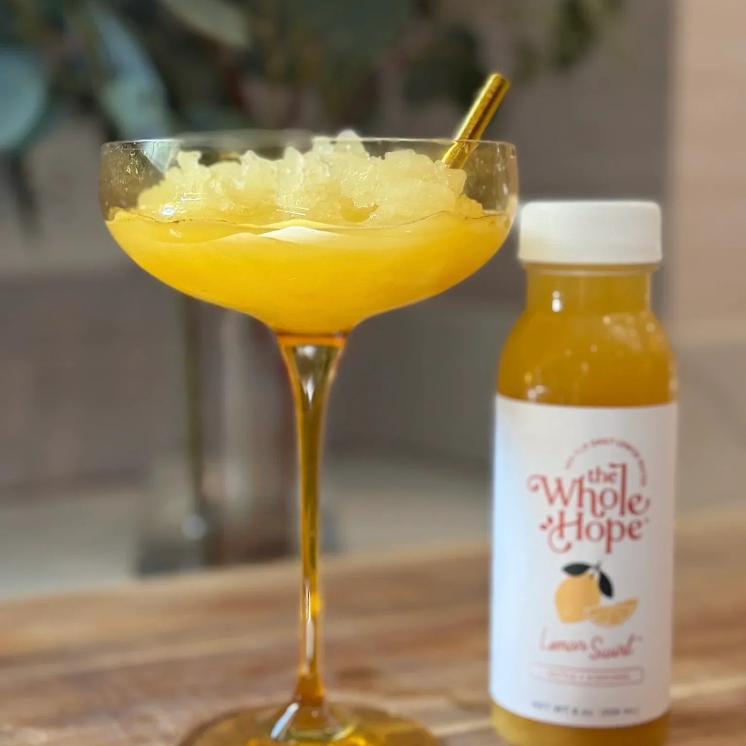 Frozen Lemonade Slushie