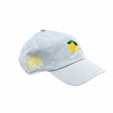 Lemon Denim Hat